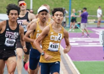 Matías Reynaga, segundo en los 5.000 m en California