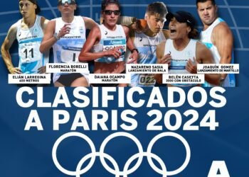 El atletismo argentino tendrá seis atletas en los Juegos Olímpicos de París