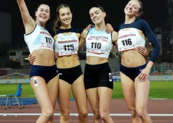 La 4×400 femenina derribó un récord que tuvo más de 45 años de vigencia