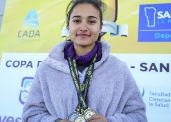 Angelina Muga y David Vilela lograron las pruebas combinadas en el u18