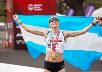 Chiara Mainetti y el peruano Martin-Ambrocio, campeones sudamericanos de maratón