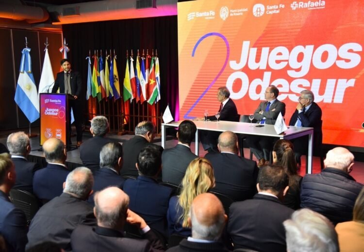 Presentaron los Juegos Sudamericano 2026 de Santa Fe