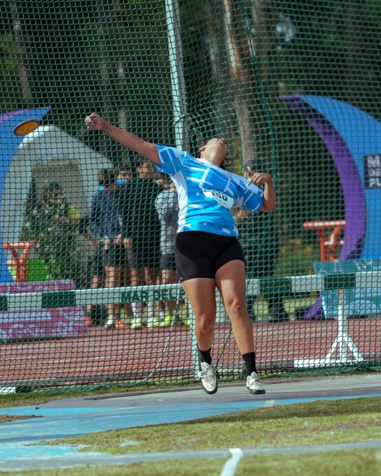 Ailén Armada, en bala y disco de la Copa