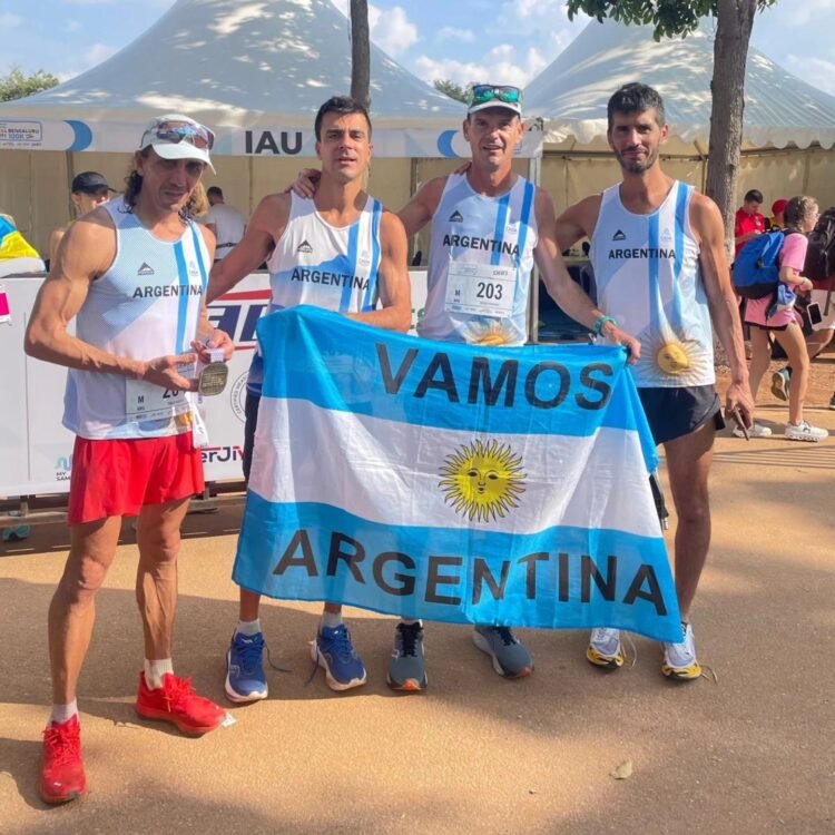 La Selección Argentina, 9a. por equipos en el Mundial de 100km