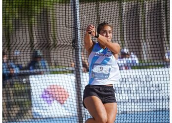 Victoria y récords de Carmela Cocco en la apertura del Sudamericano u18