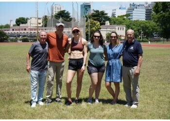 Ximena Restrepo, Gert y Martina Weil, en Buenos Aires