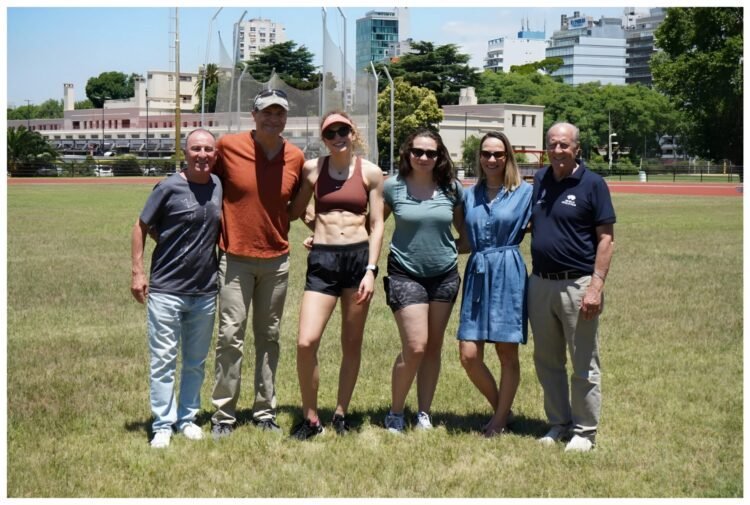 Ximena Restrepo, Gert y Martina Weil, en Buenos Aires