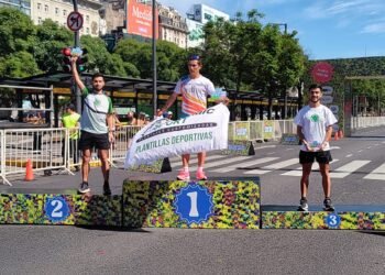 Daiana Ocampo y Joaquín Arbe, vencedores en la despedida del año