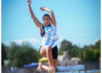 Angelina Muga se consagró en el heptathlon