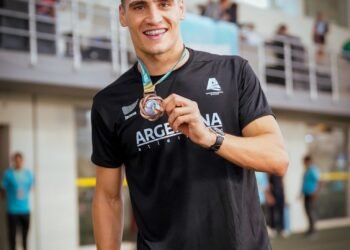 Florio y su tercer podio en los Sudamericanos Indoor