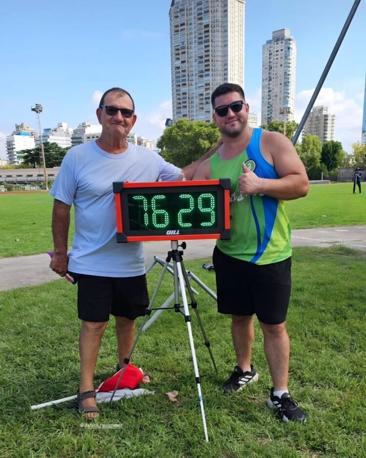 Joaquín Gómez y los velocistas se lucieron en el Cenard