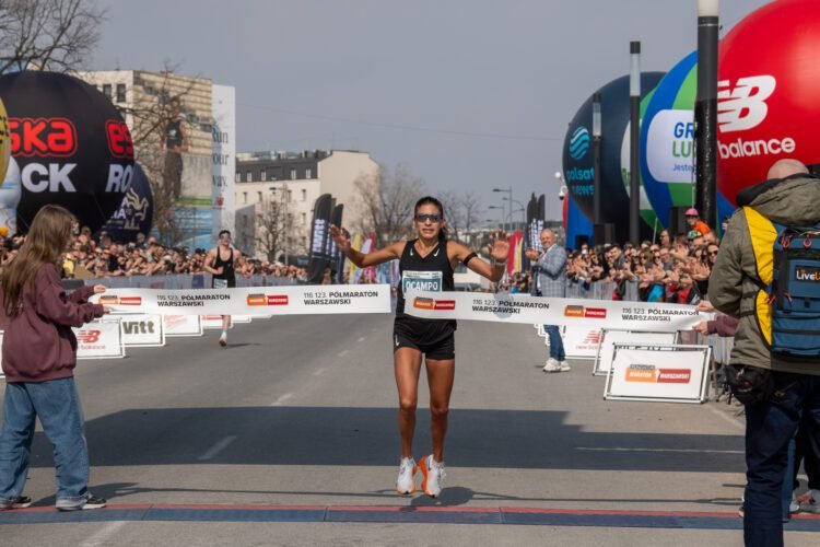 Daiana Ocampo ganó el medio maratón de Varsovia