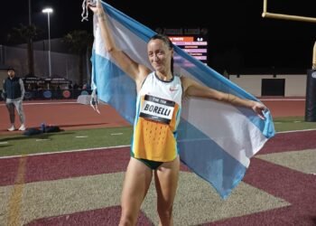 Florencia Borelli, muy cerca de su récord de 10.000 en California