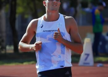 Ciampitti marcó 20.63 en los 200 metros en Asunción