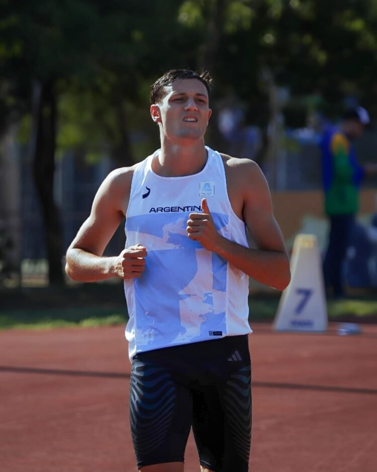 Ciampitti marcó 20.63 en los 200 metros en Asunción