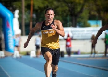 Tomás Villegas, 10.21 en una notable carrera de 100 metros