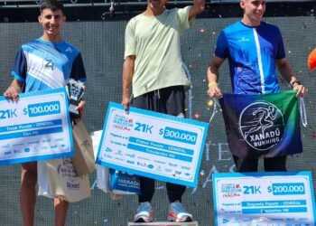 Pedro Gómez y Angelina Reyes ganaron el medio maratón de Villa Carlos Paz