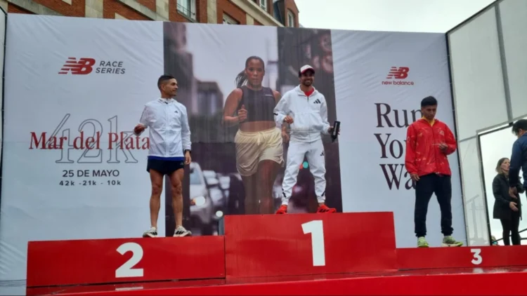 José Félix Sánchez y Natacha Castaño ganaron el maratón de Mar del Plata