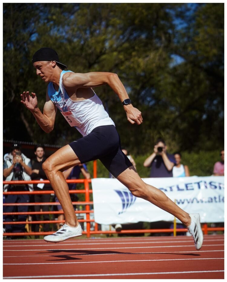 Buena marca de Larregina en los 400 metros, en el Cenard