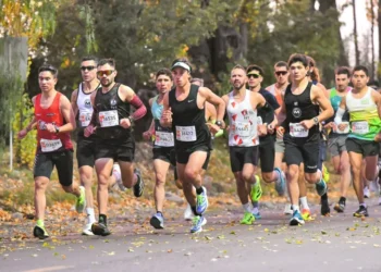 Bruno Barsotti y Olga Barrios ganaron el maratón de Mendoza