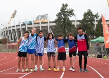 Los chicos viven su fiesta atlética en Córdoba