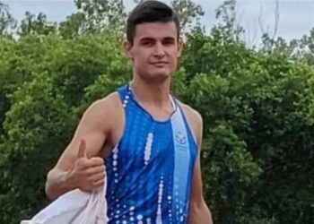 Juan Martín Barbas, en la Universiada en Alemania