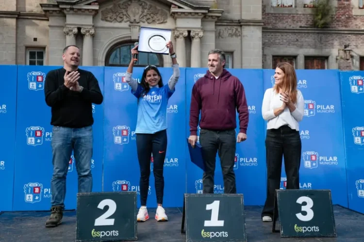 Ocampo y Arbe ganaron el medio maratón en Pilar