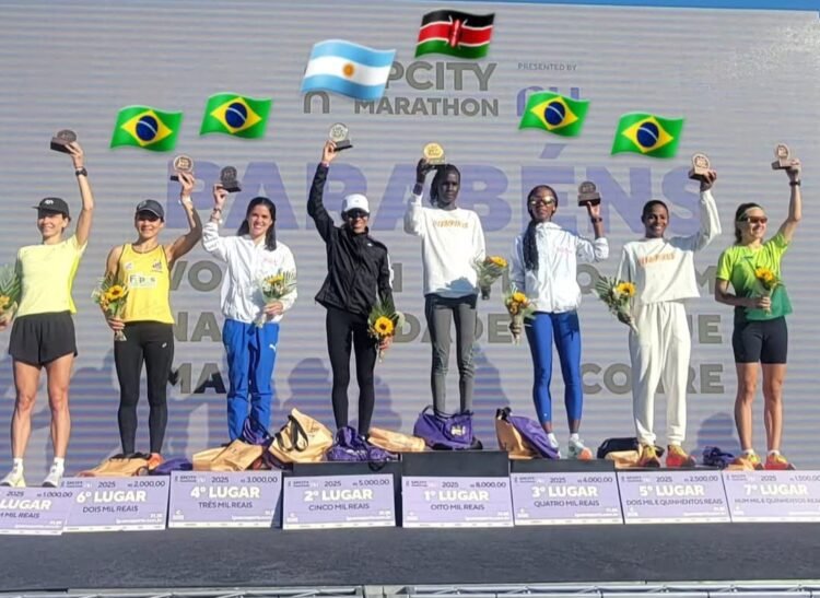 Marcela Gómez, segunda en el medio maratón de Sao Paulo