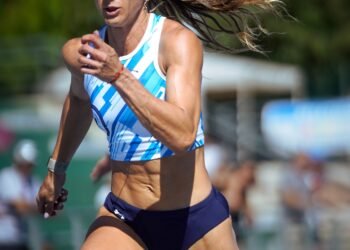 Lamboglia compitió en el estadio Bislett de Oslo