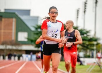 Daiana Ocampo se mostró en buena forma sobre 5.000 m