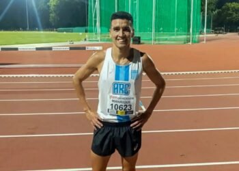 Fabián Manrique consiguió su mejor marca de 5.000 en Bélgica