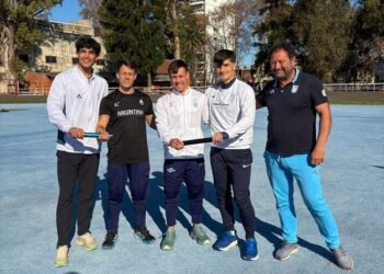 Preparación de los velocistas para Asunción