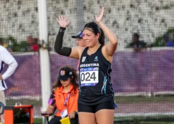 Milagros Rosas, cuarta en jabalina en Asunción