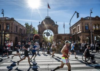 Daiana Ocampo compitió en el medio maratón de Copenhague