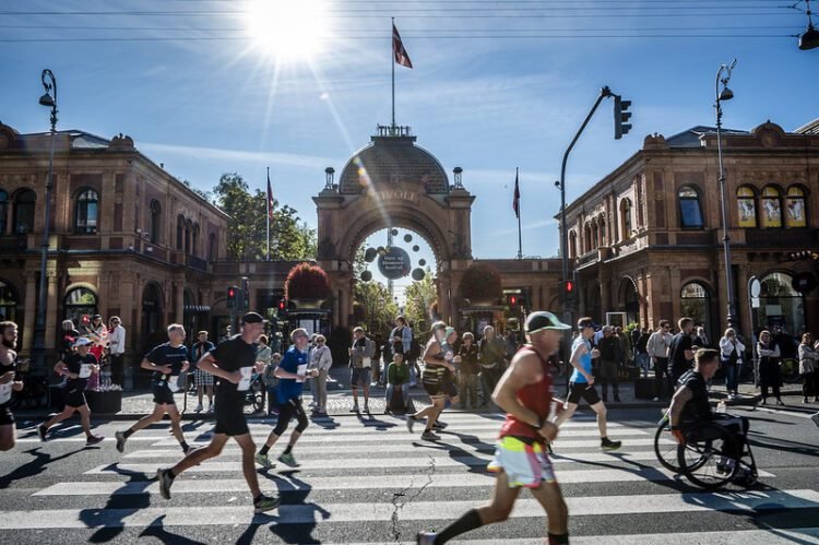 Daiana Ocampo compitió en el medio maratón de Copenhague