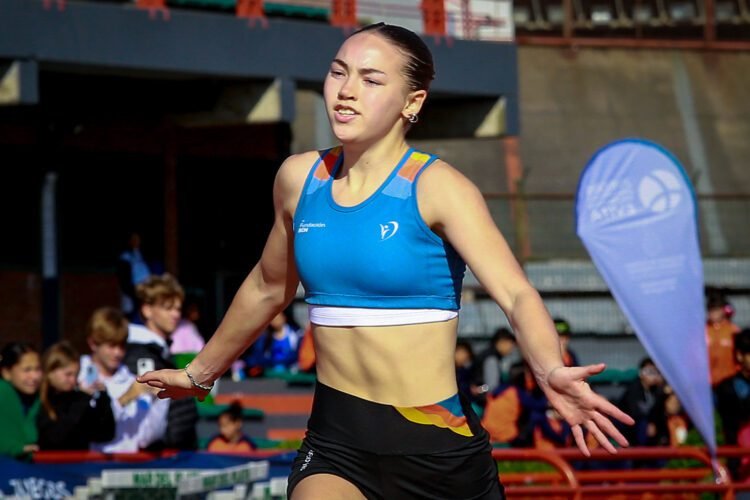 La velocista Olivia Conesa brilló en los Juegos Evita