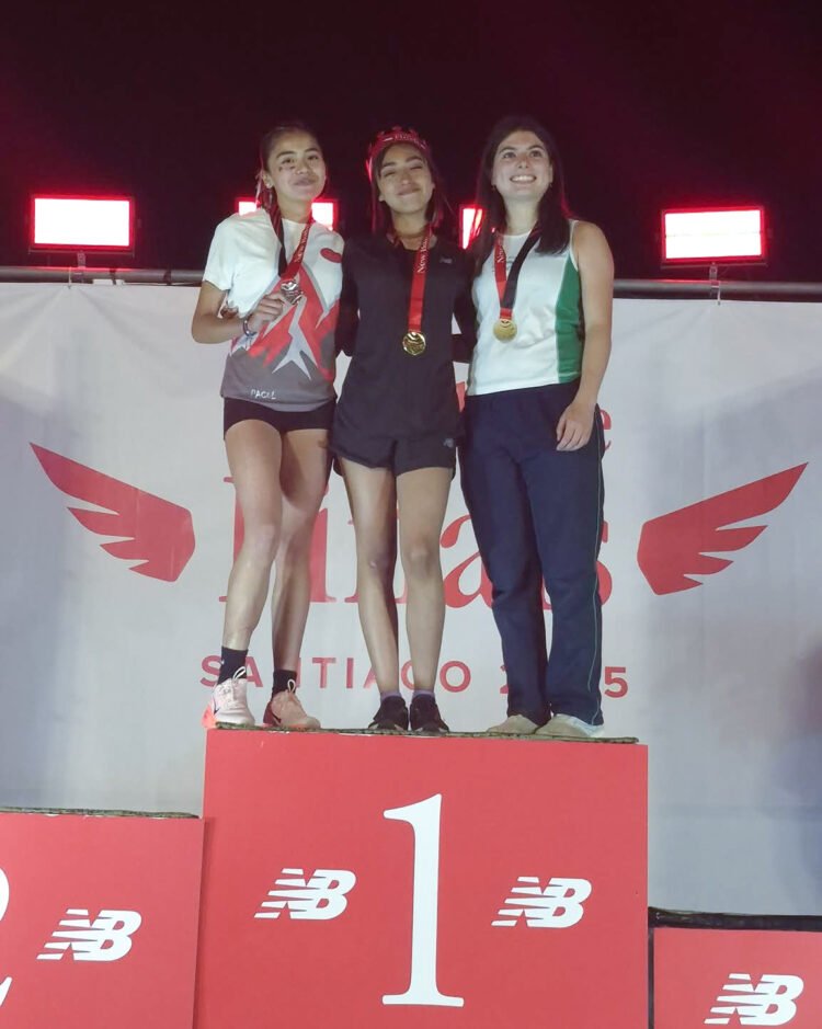 Irene Pernía ahora ganó los 1.500 metros en Chile