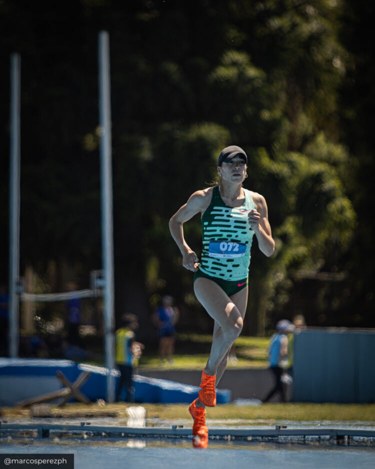 Belén Casetta compitió en Montevideo