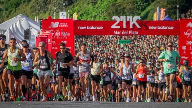 Florencia Borelli y Laureano Rosa ganaron el medio maratón de Mar del Plata