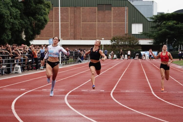 La juvenil Damico (11.72 en 100) y Lucas Villegas (10.32) brillan en 100m del Cenard