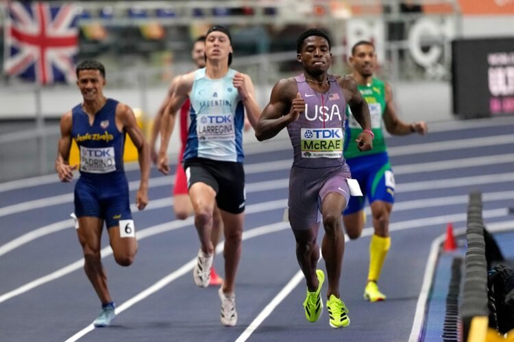 Elián Larregina está en semifinales de 400 en el Mundial Indoor