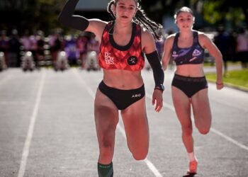 Primer impacto en la Copa: Damico con récord nacional u23 y u20 de 100 metros