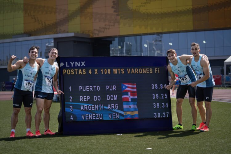La evolución de la 4×100 en el atletismo argentino
