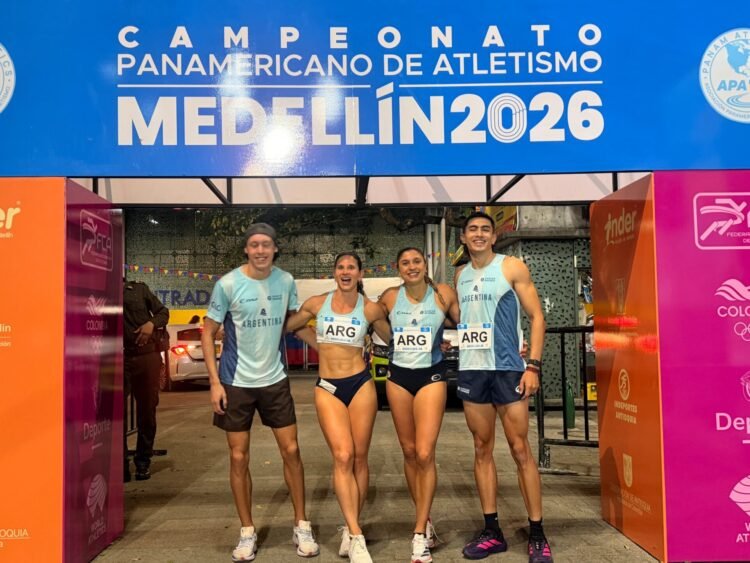 Medellín: Reynaga, Joaquín Gómez y récord en la 4×400 mixta