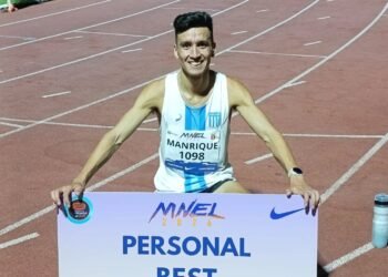 Manrique, con su mejor marca de 5.000 en Francia