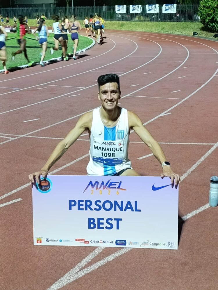 Manrique, con su mejor marca de 5.000 en Francia