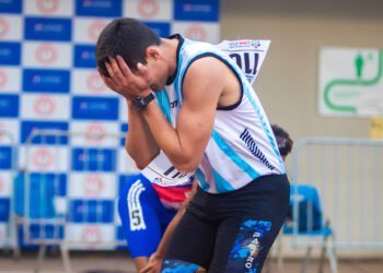 Juan Martín Barbas, medallista de 400 en el Universitario