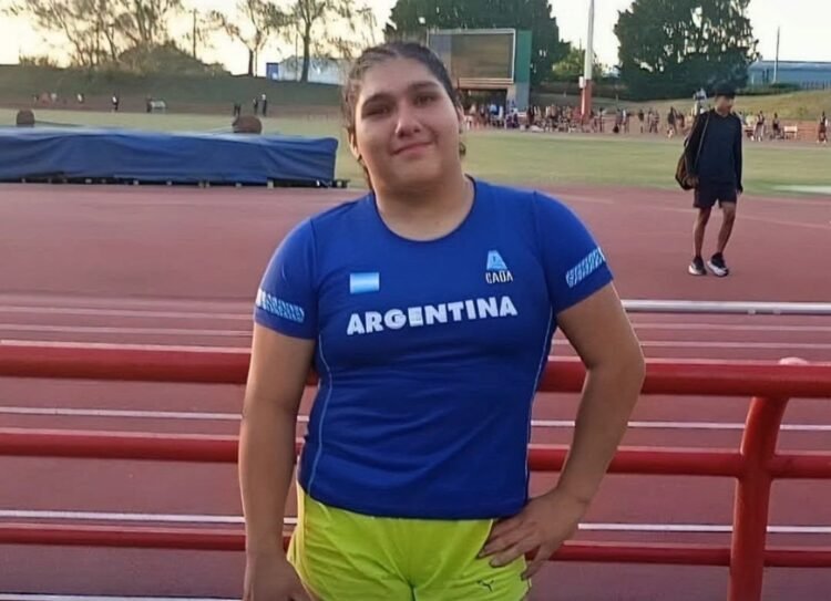 Agostina Ornella Pérez brilló en la Copa Nacional u18