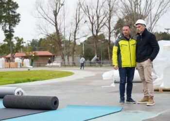 Avanzan las obras de la pista de Santa Fe