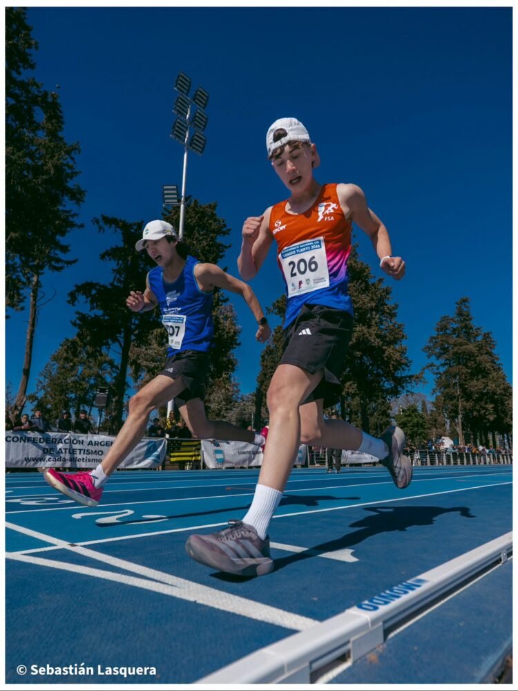 Renata Barragán y Francisco Fregona, campeones en marcha